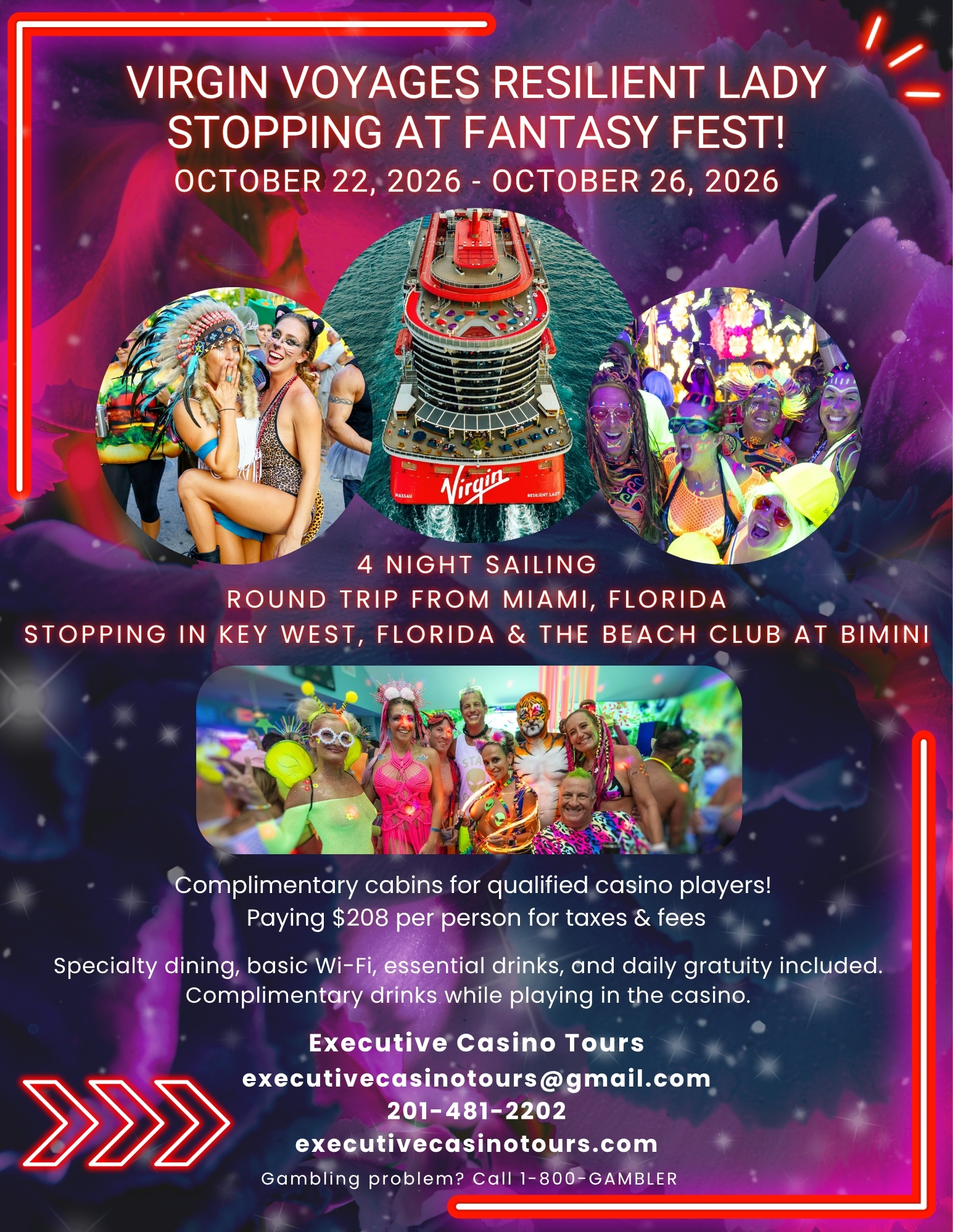 10/22/26 Resilient Lady - Fantasy Fest Edition flyer